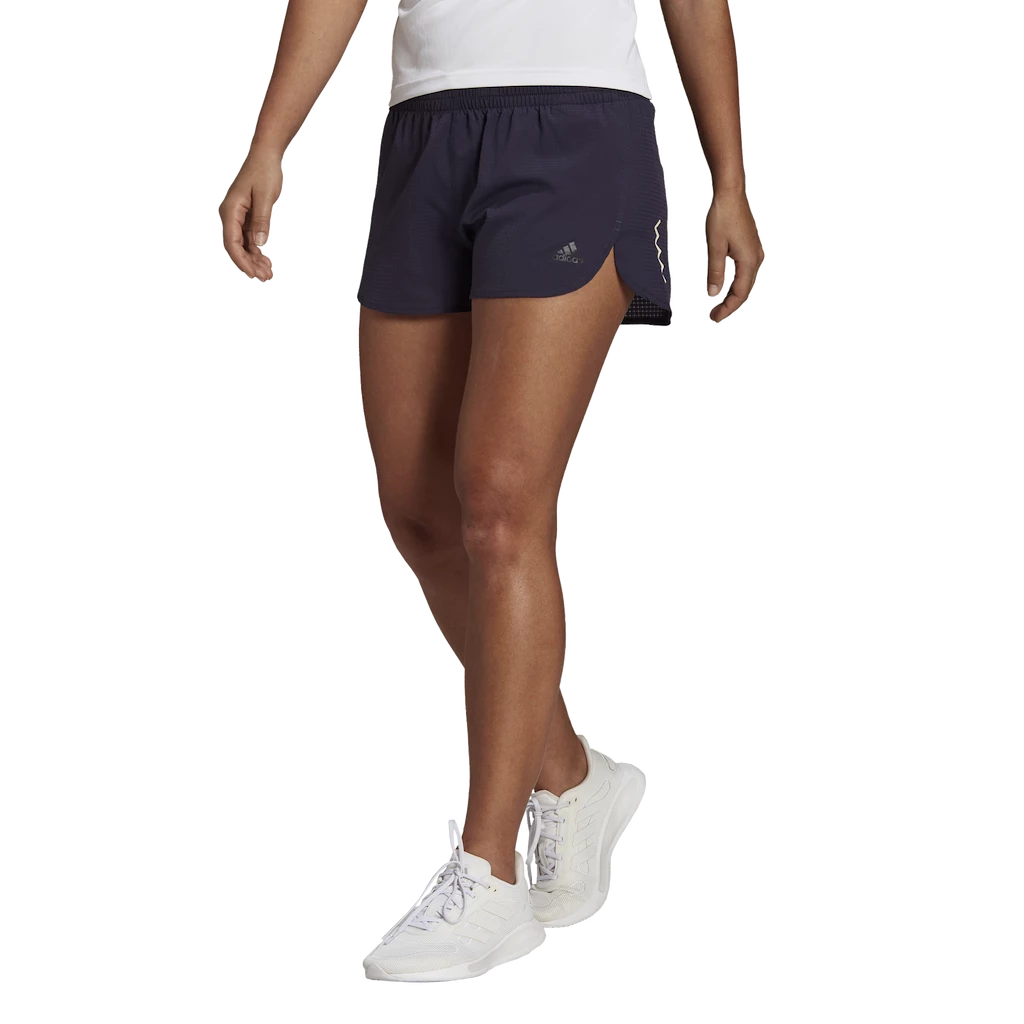 Damesshort adidas  Run Fast Shorts Shadow Navy L