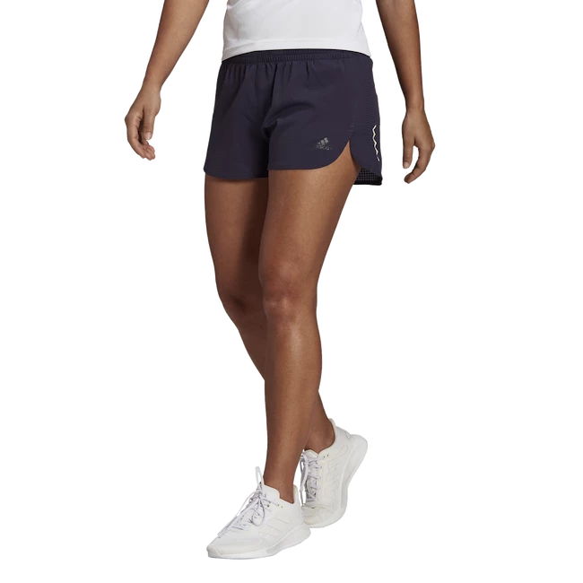 Damesshort adidas  Run Fast Shorts Shadow Navy L