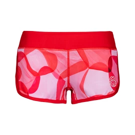 Damesshort BIDI BADU Elani Tech 2 In 1 Shorts Red/Orange