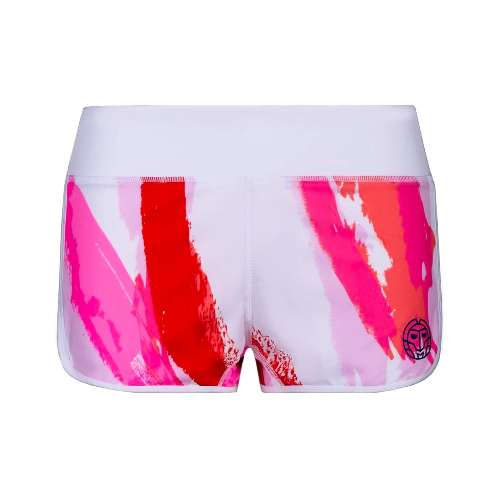 Damesshort BIDI BADU  Hulda Tech 2 In 1 Shorts White/Red