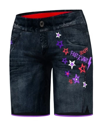 Damesshort Crazy Idea  Wonder Magic Black/Zebra XS