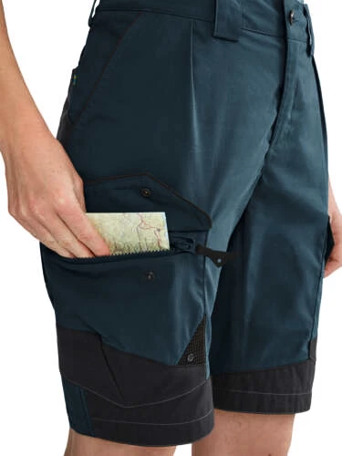 Damesshort Klättermusen  Grimner Shorts Midnight Blue/Raven S