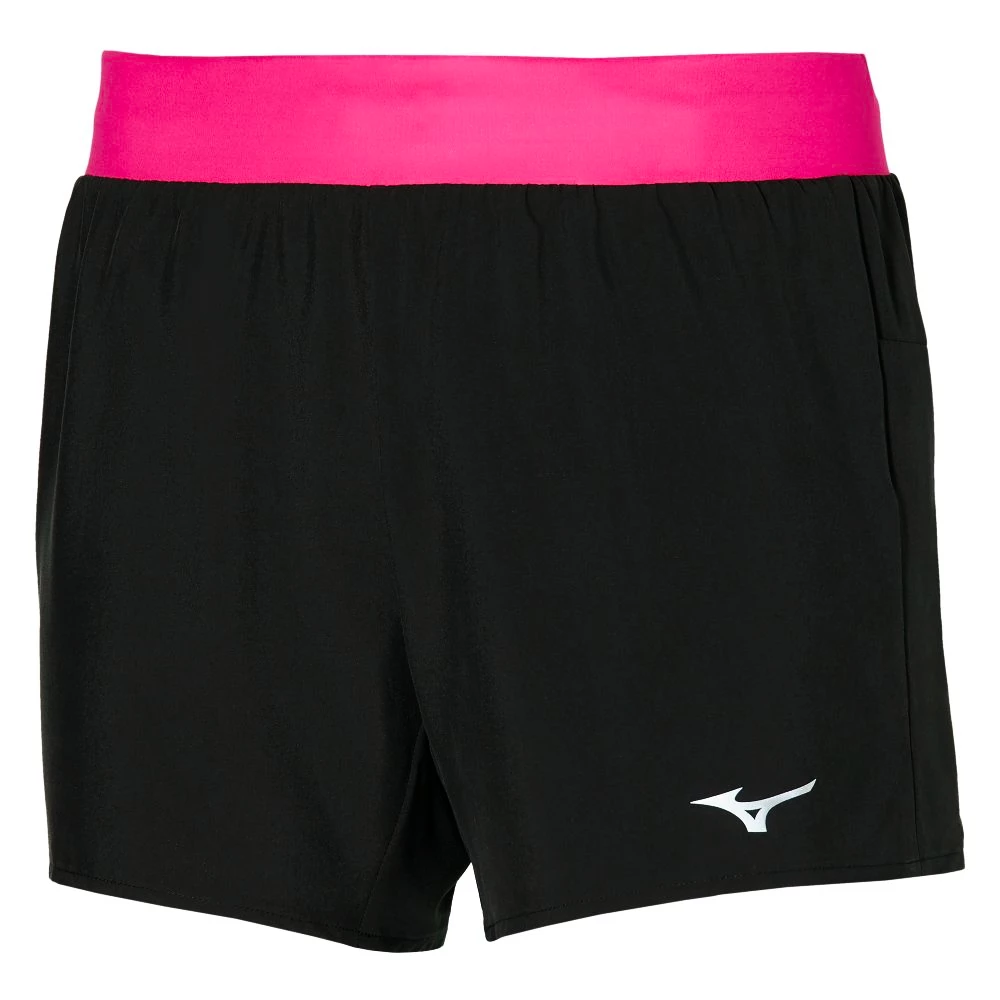Damesshort Mizuno Alpha 4.5 Short Black/Pink Peacock