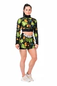 Damesshort Nebbia  High-energy double layer shorts 563 jungle green