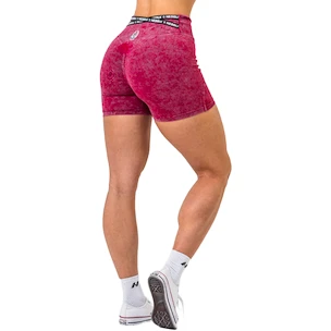 Damesshort Nebbia NEBBIA x OLYMPIA Washed High Waisted Leggings Shorts HERITAGE 780 red