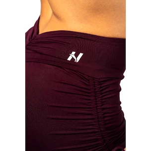 Damesshort Nebbia STRONG BEAUTY Lace-Up Sculpting Shorts OWN YOUR POWER 429 dark red