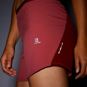 Damesshort Salomon Cross 5" Short Earth Red XL