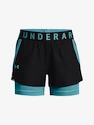 Damesshort Under Armour  Play Up 2-in-1 Shorts -BLK
