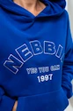 Damessweatshirt Nebbia Oversize sweatshirt met capuchon GYM RAT Blauw