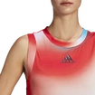 Damestop adidas  Melbourne Printed Match Tank White/Red/Blue