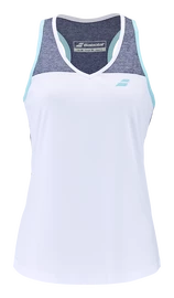 Damestop Babolat Play Tank Top Women White/Blue