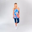 Damestop BIDI BADU  Aluna Tech Tank Dark Blue/Neon Red