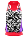 Damestop Crazy Idea  Top Break Black/Zebra
