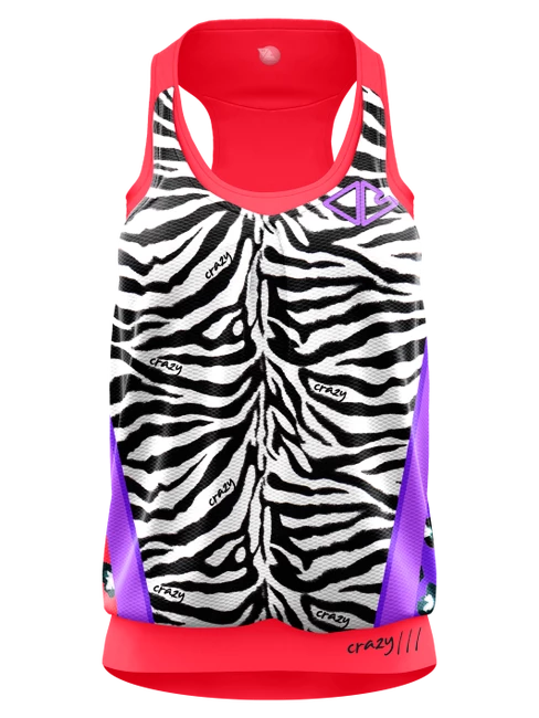 Damestop Crazy Idea  Top Break Black/Zebra