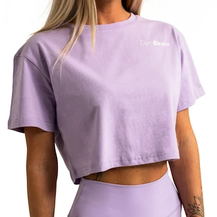 Damestop GymBeam  Limitless Cropped T-shirt Lavender S