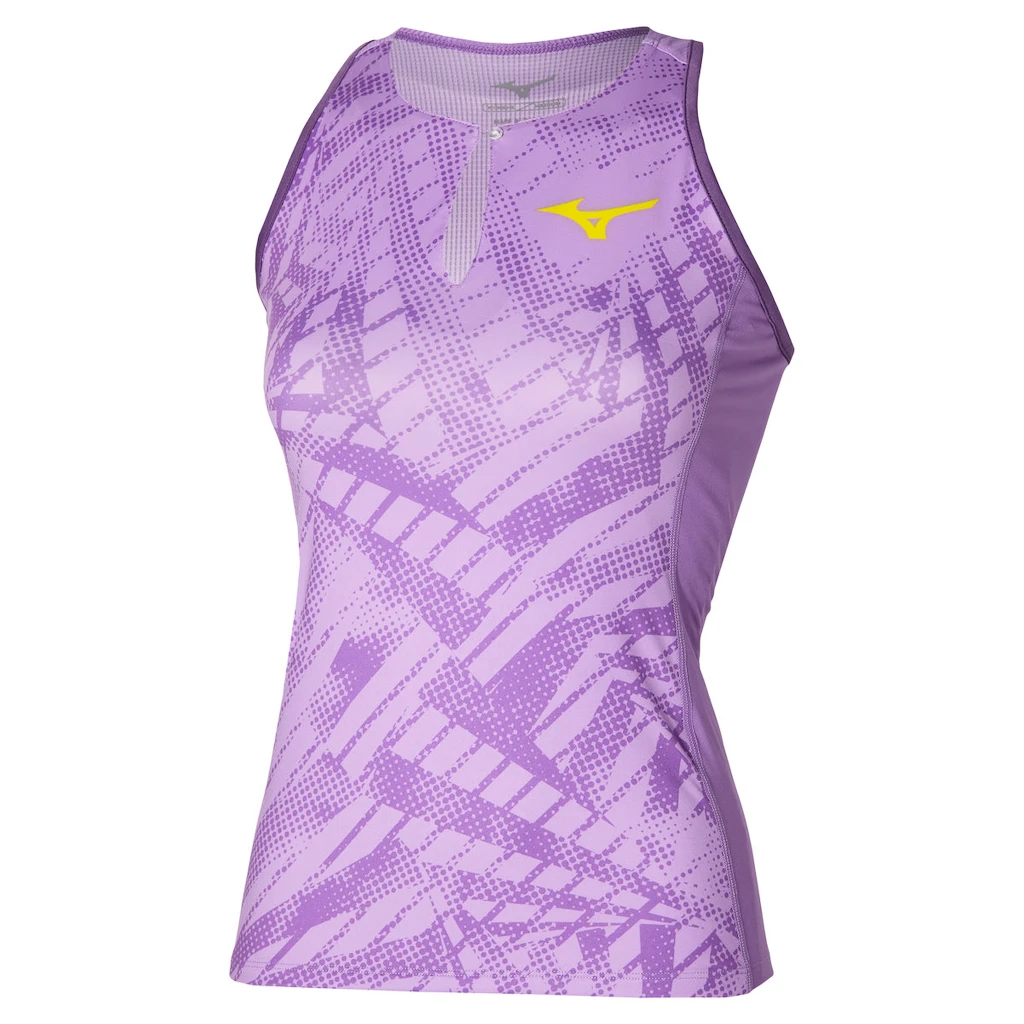 Damestop Mizuno  Mugen Printed Tank  Crocus Petal M