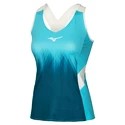 Damestop Mizuno Printed Tank Scuba Blue/Blue Coral