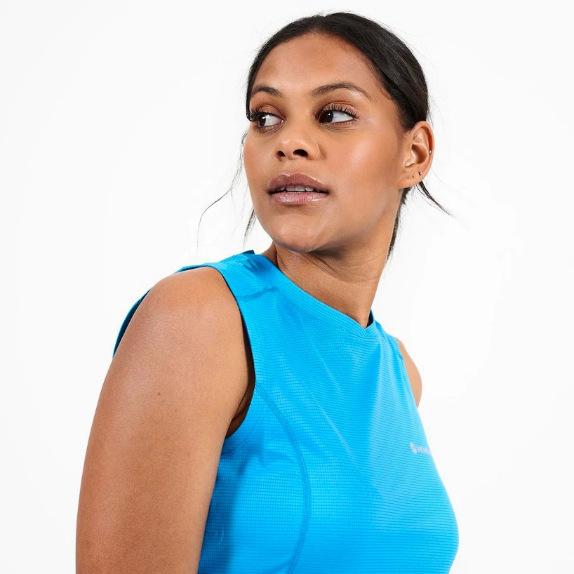 Damestop Montane  Katla Tank Cerulean Blue L