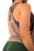 Damestop Nebbia  Sleeveless Loose Cross Back Tank Top "Feeling Good" 419 Brown