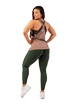 Damestop Nebbia  Sleeveless Loose Cross Back Tank Top "Feeling Good" 419 Brown