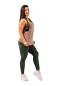 Damestop Nebbia  Sleeveless Loose Cross Back Tank Top "Feeling Good" 419 Brown