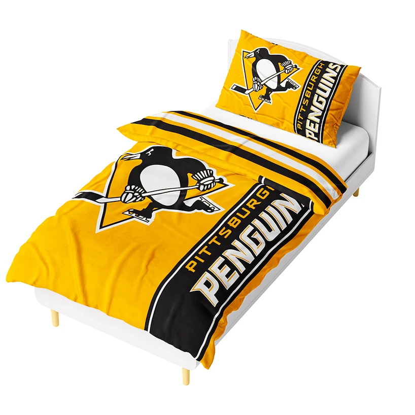 Dekbedovertrek Official Merchandise  NHL Pittsburgh Penguins Belt 140x200/70x90 cm