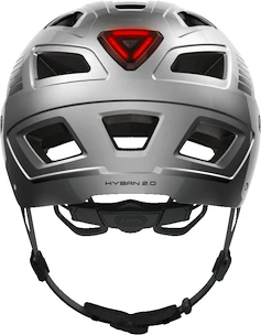 Fietshelm Abus Hyban 2.0 Signal Silver  M