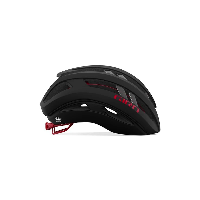 Fietshelm Giro Aries  Spherical Mat Carbon/Red M