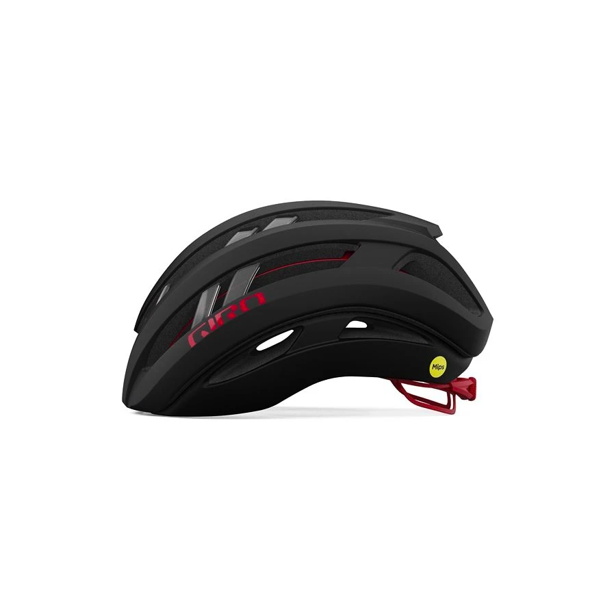 Fietshelm Giro Aries  Spherical Mat Carbon/Red M