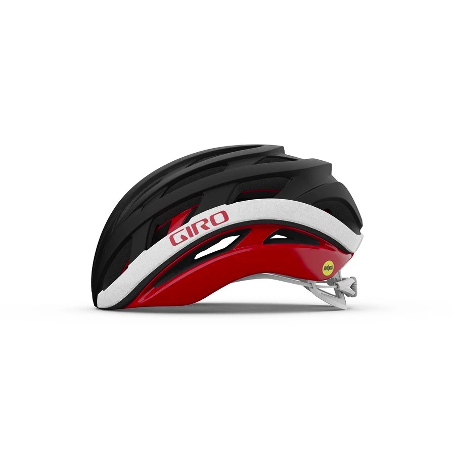 Fietshelm Giro Helios  Spherical Mat Black/Red
