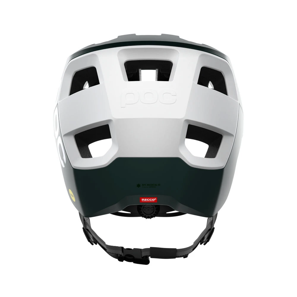 Fietshelm POC Kortal Race MIPS Pargasite Green Matt/Hydrogen White Matt