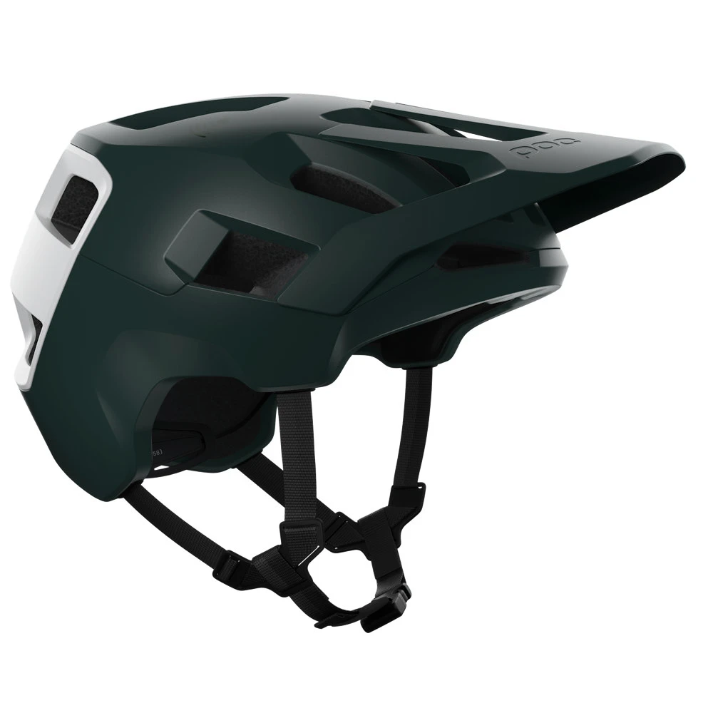 Fietshelm POC Kortal Race MIPS Pargasite Green Matt/Hydrogen White Matt