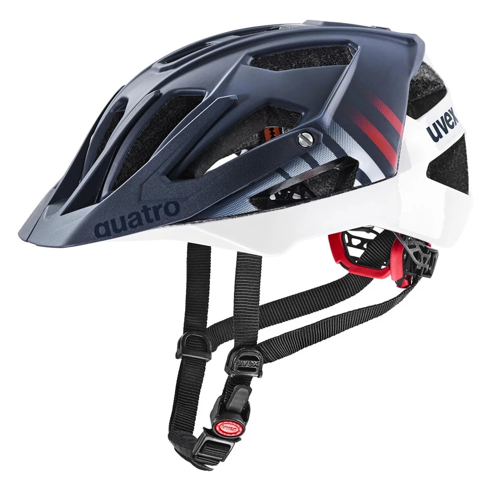 Fietshelm Uvex Quatro CC Deep Space-White Mat (S4100260200) 56 - 61 cm