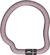 Fietsslot Abus  6206K/110 rosemauve Goose Lock