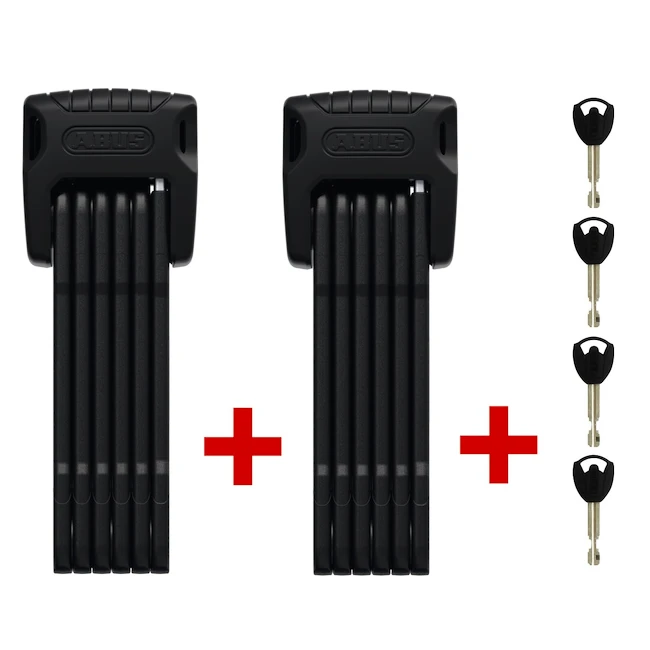 Fietsslot Abus  6500K/90 BK SH BORDO Granit Twinset