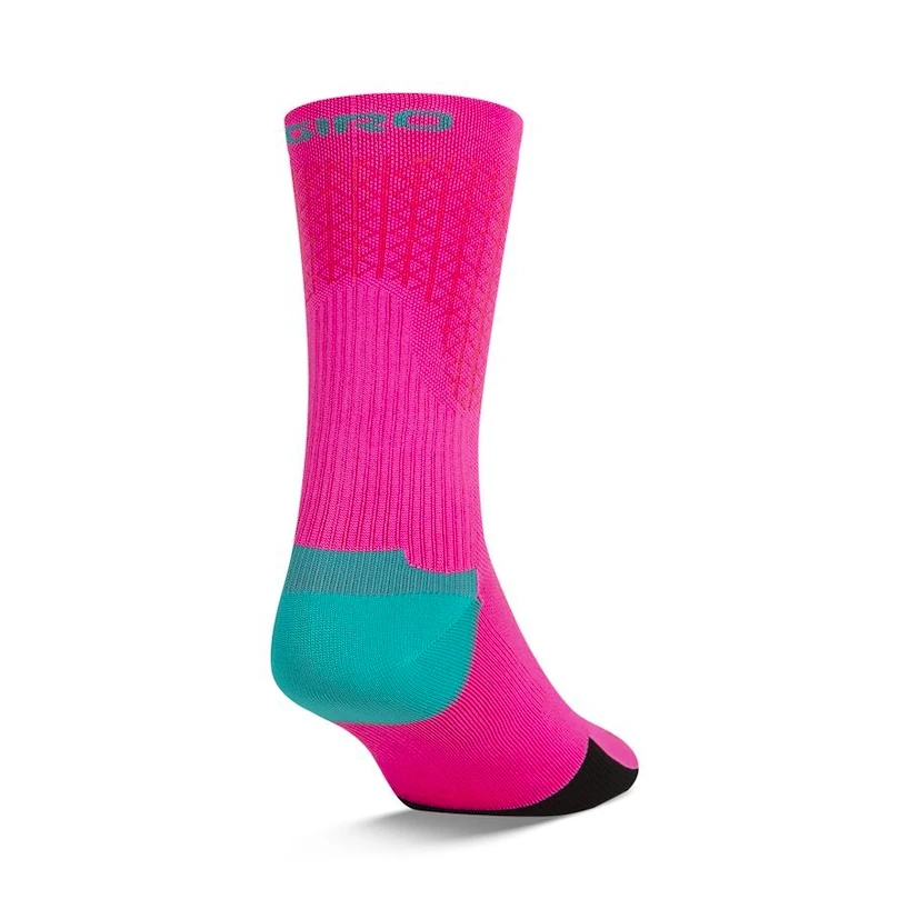 Fietssokken Giro HRC  Team Neon Pink/Screaming Teal