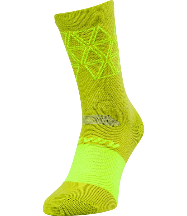 Fietssokken Silvini  Bardiga Olive-lime  36-38