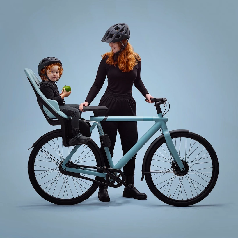 Fietsstoeltje Thule Yepp 2 Maxi - Frame Mount - Majolica Blue