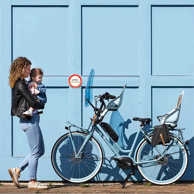 Fietsstoeltje Urban Iki  Rear seat Carrier mounting Aotake Mint Blue/Aotake Mint Blue