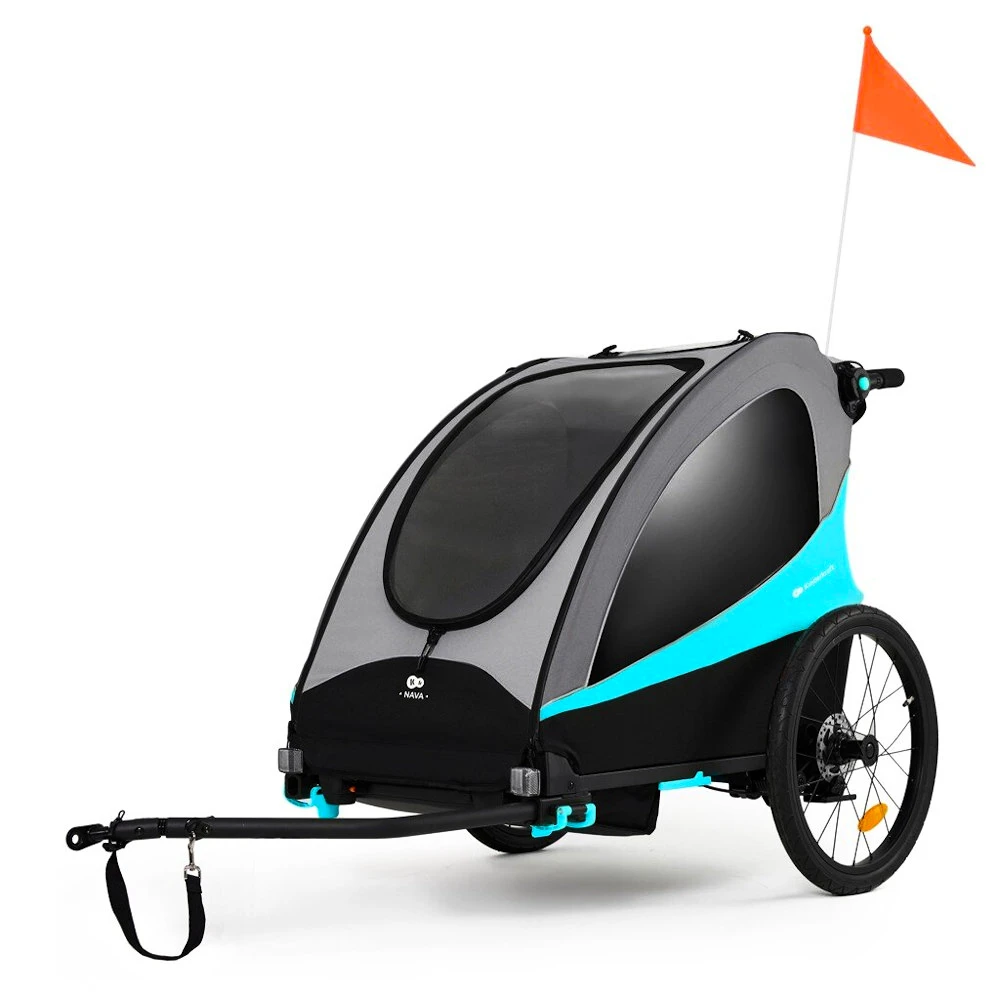 Fietstrailer Kinderkraft Nava Hawaiian Blue