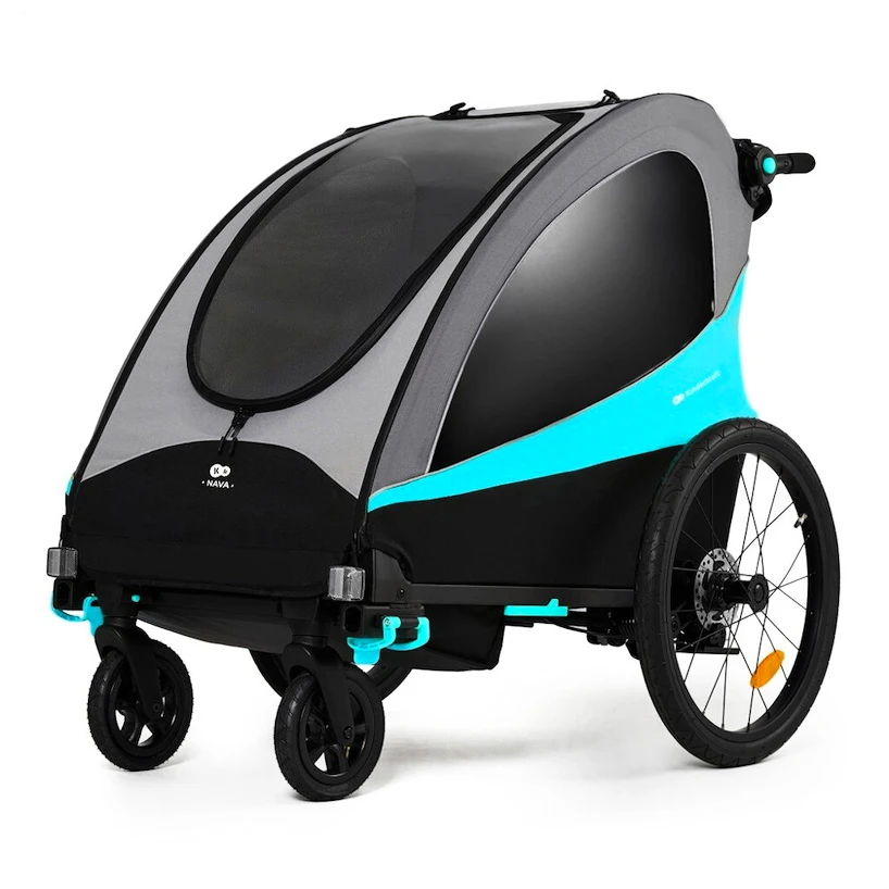 Fietstrailer Kinderkraft Nava Hawaiian Blue