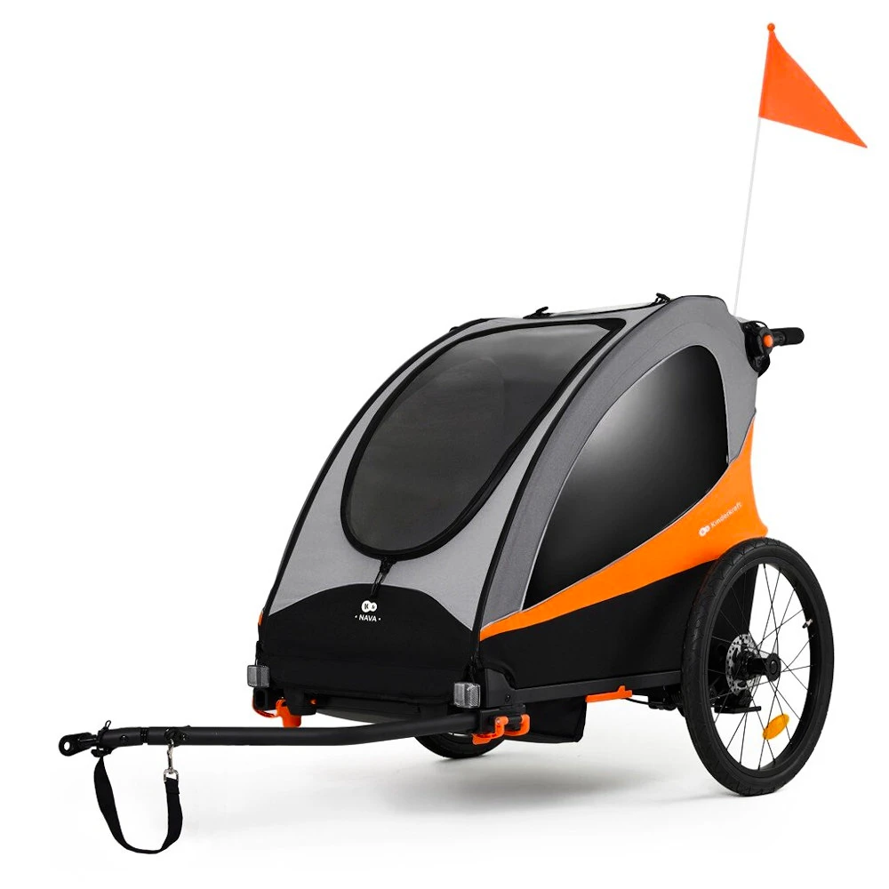 Fietstrailer Kinderkraft Nava Sunny Orange