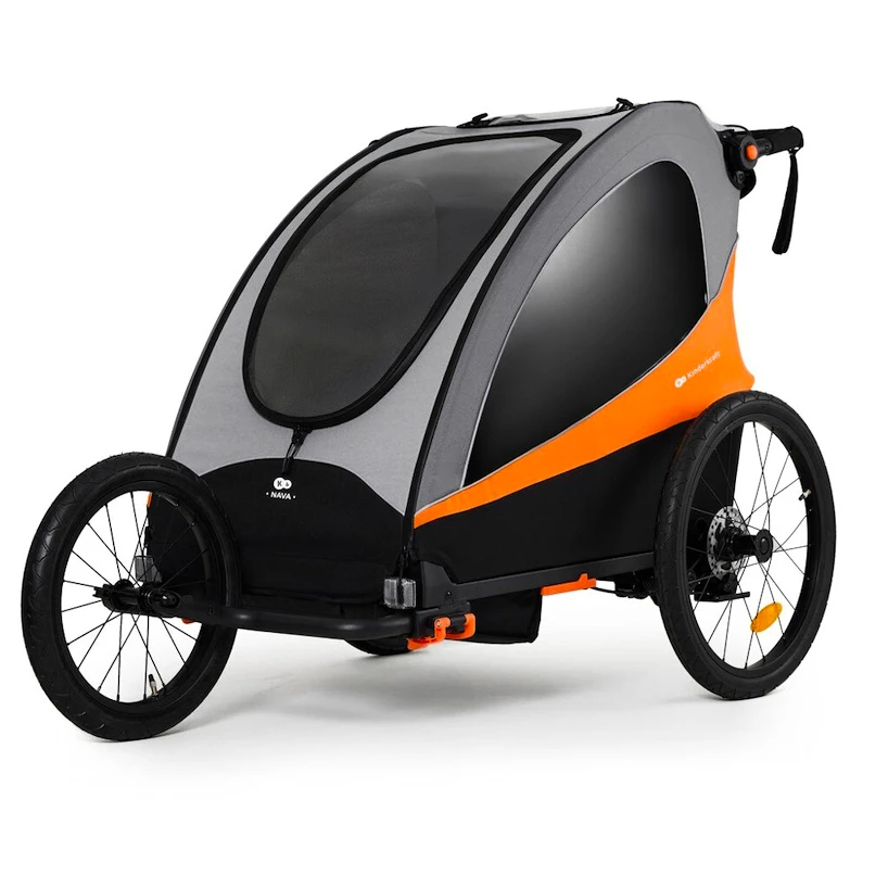Fietstrailer Kinderkraft Nava Sunny Orange