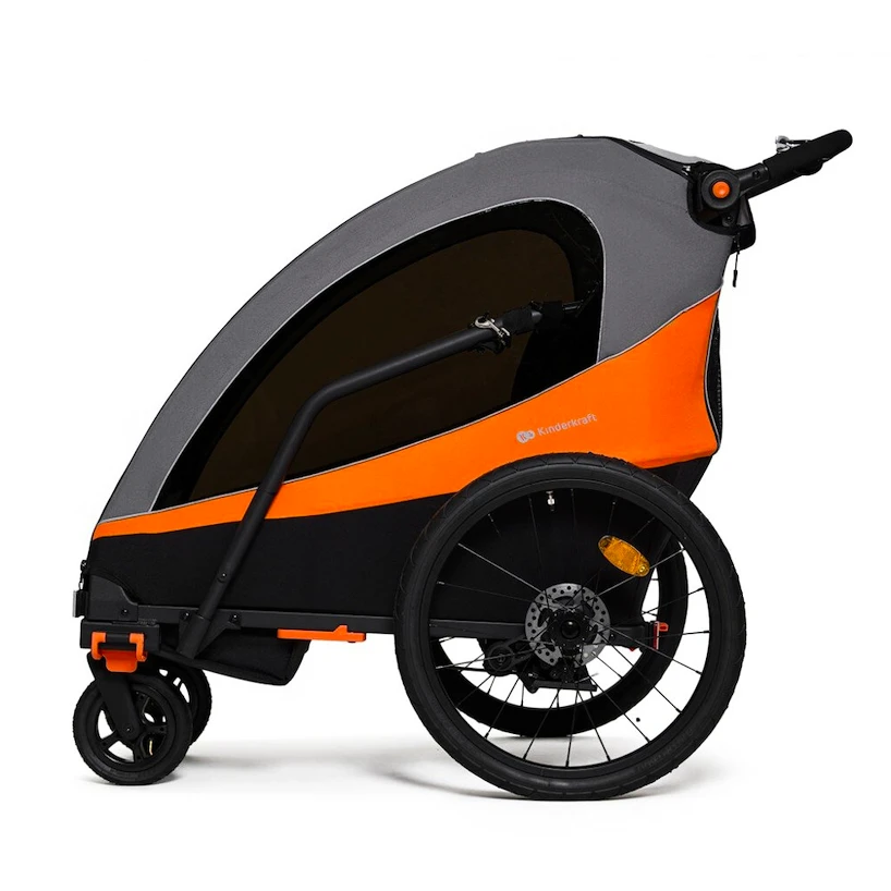 Fietstrailer Kinderkraft Nava Sunny Orange