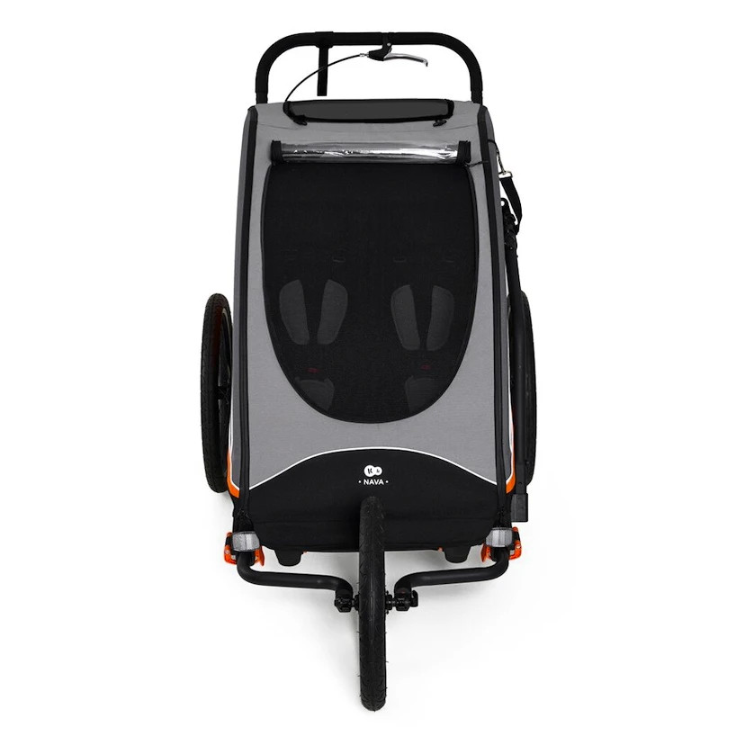 Fietstrailer Kinderkraft Nava Sunny Orange