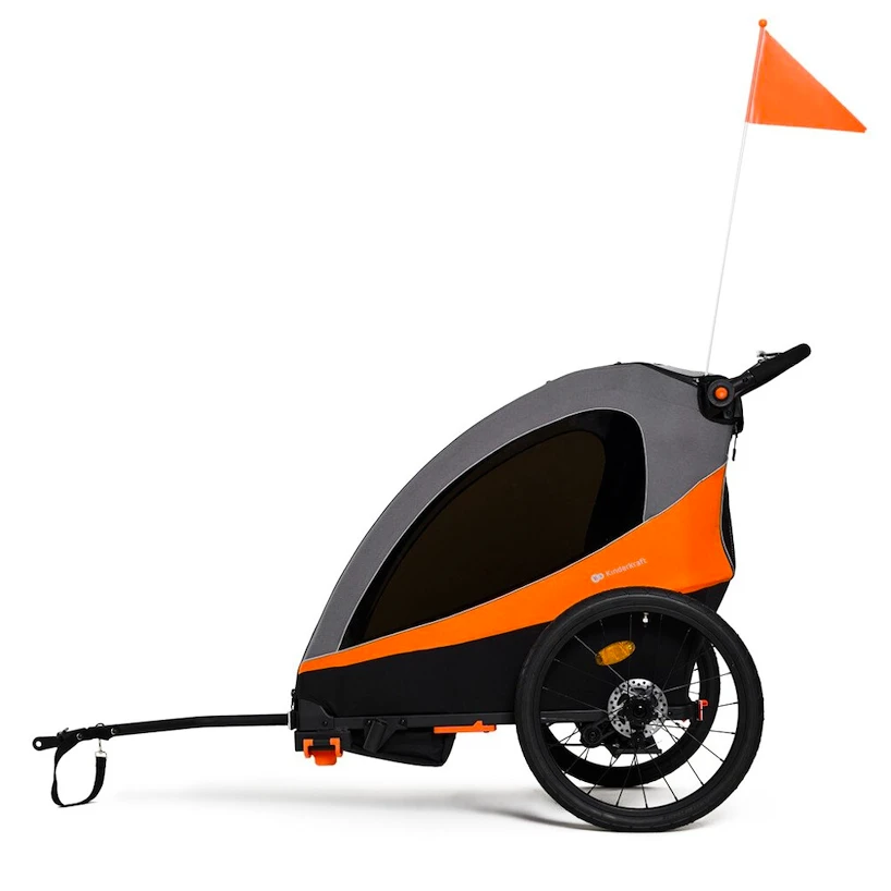 Fietstrailer Kinderkraft Nava Sunny Orange