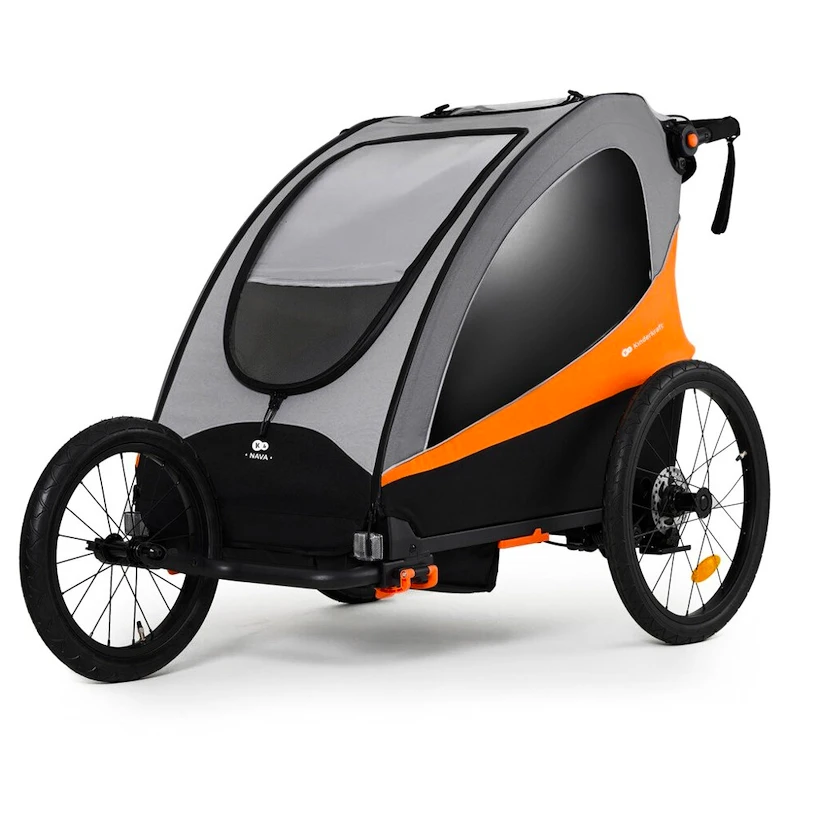 Fietstrailer Kinderkraft Nava Sunny Orange
