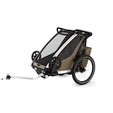 Fietstrailer Thule Chariot Cross 2 single faded khaki