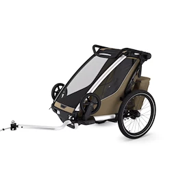 Fietstrailer Thule Chariot Cross 2 single faded khaki