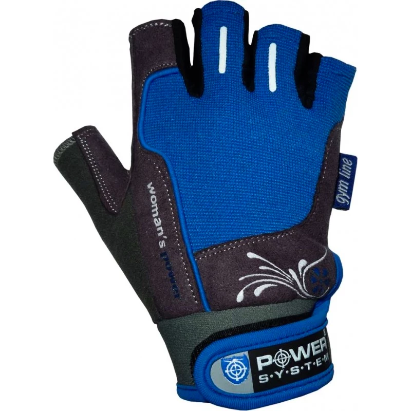 Fitnesshandschoenen voor dames Power System  Womans Power Blue